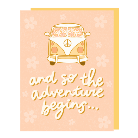 And So The Adventure Begins Greeting Card - Calladine Creative Co
