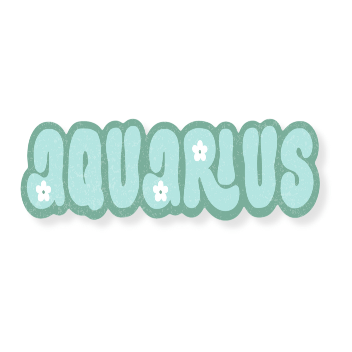 Aquarius Zodiac Sticker - Calladine Creative Co