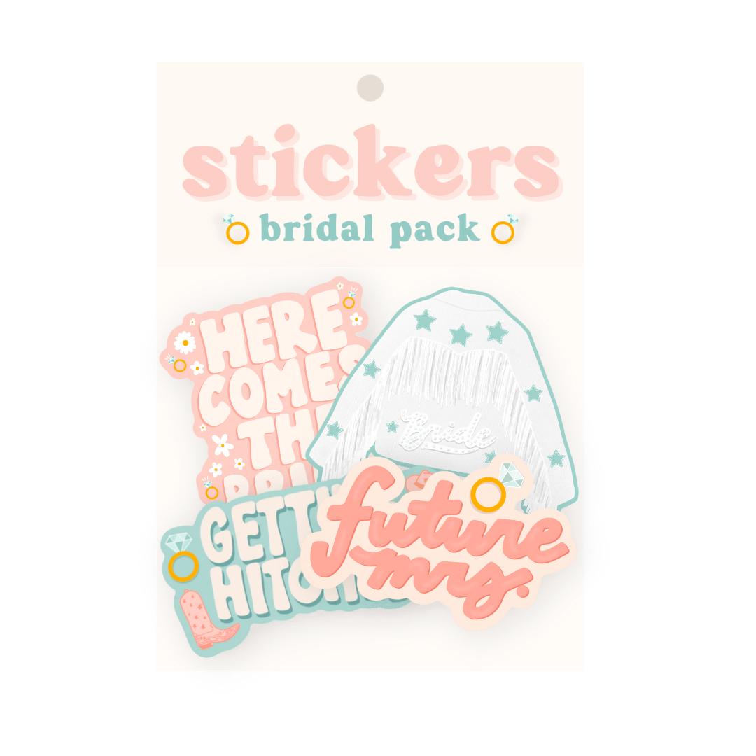 Bridal Sticker Pack - Calladine Creative Co