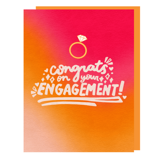 Congrats on Your Engagement Greeting Card - Calladine Creative Co
