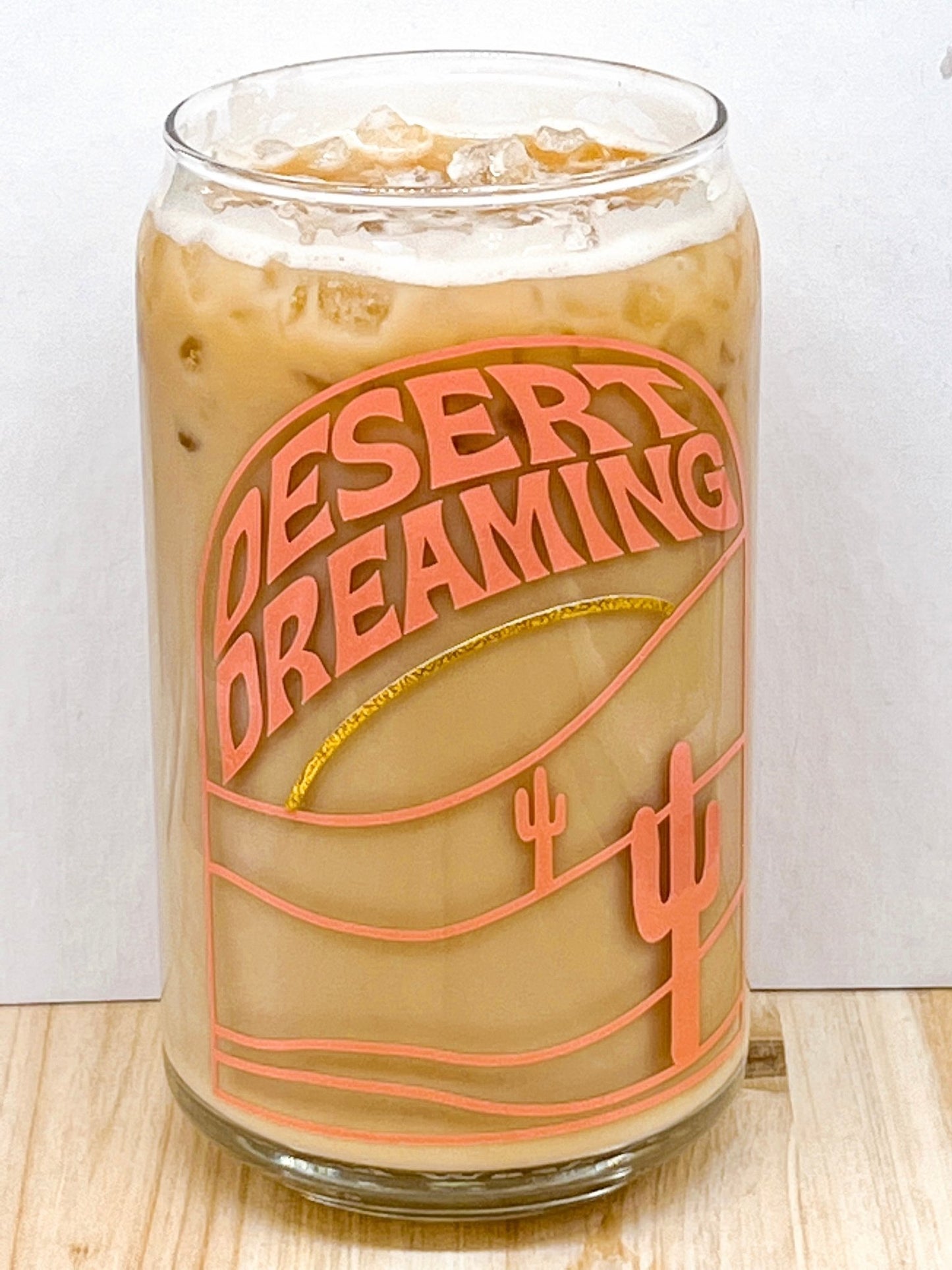 Desert Dreaming Beer Glass Can - Calladine Creative Co