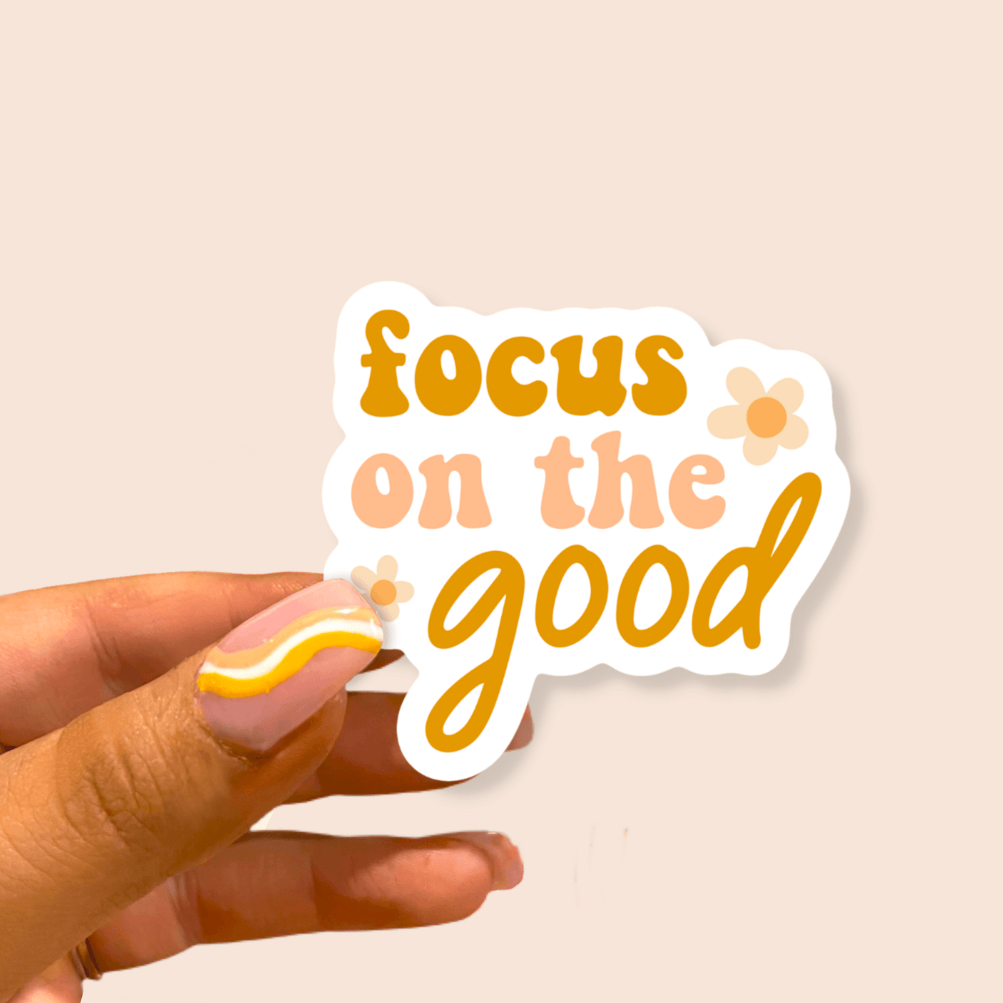 Focus On The Good Sticker - Calladine Creative Co