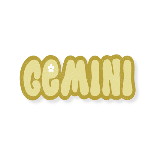 Gemini Zodiac Sticker - Calladine Creative Co