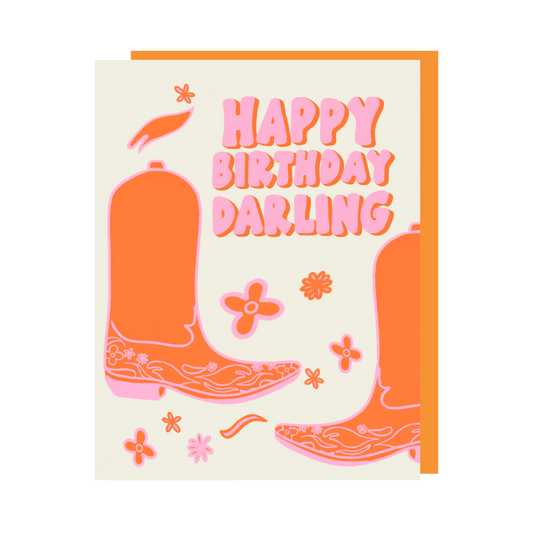 Happy Birthday Darling Greeting Card - Calladine Creative Co