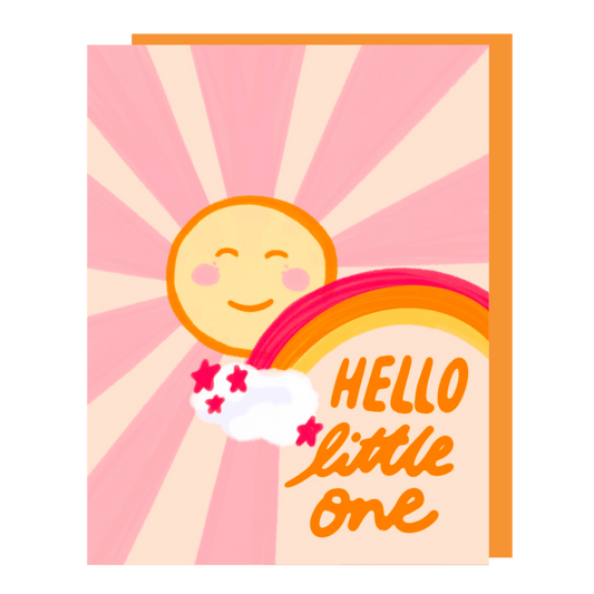 Hello Little One Greeting Card - Calladine Creative Co