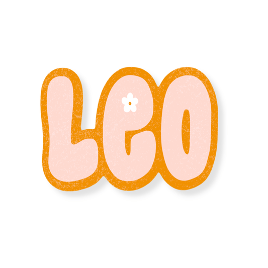 Leo Zodiac Sticker - Calladine Creative Co