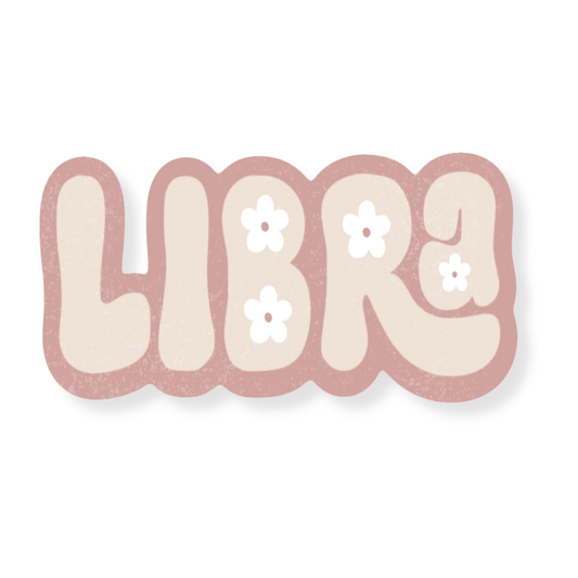 Libra Zodiac Sticker - Calladine Creative Co