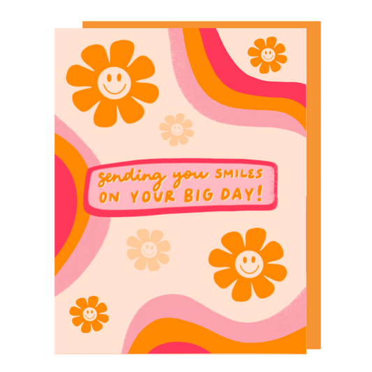 Sending Smiles On Your Big Day Greeting Card - Calladine Creative Co